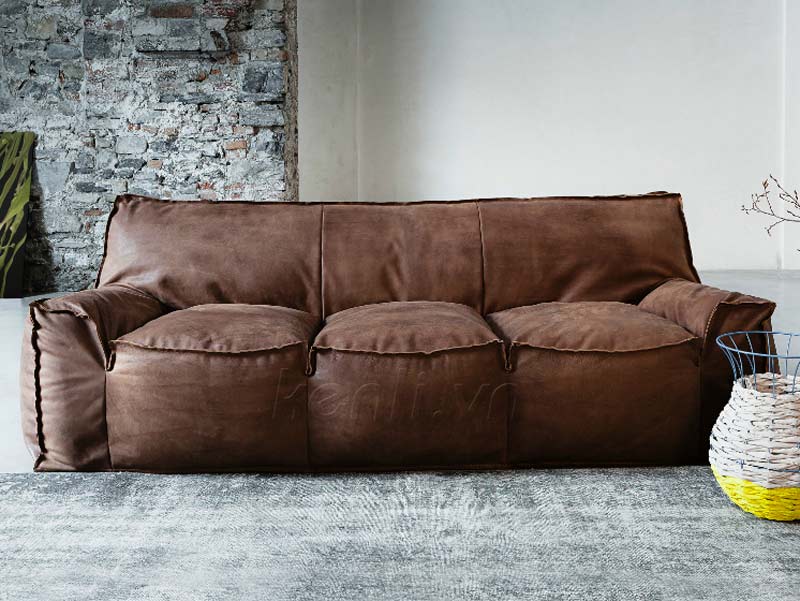 Hình ảnh sofa da Ý - Jelly 1700