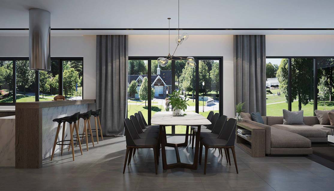 Kenli | 3 thiết kế bàn ăn 8 ghế nổi bật trong năm 2019