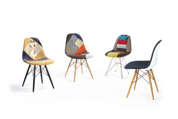 GHẾ EAMES SIDE PATCHWORK MDC231A