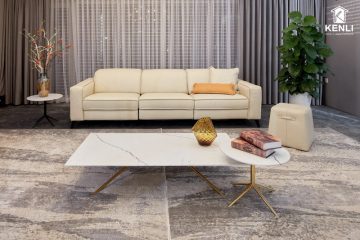 20 mẫu sofa da phòng khách cực Hot năm 2020