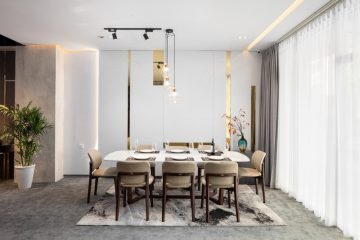 Kích thước bàn ăn chuẩn dành cho 8 người