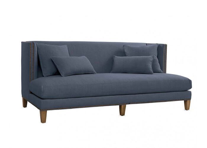 Mẫu Sofa băng dài phong cách Eco màu ghi