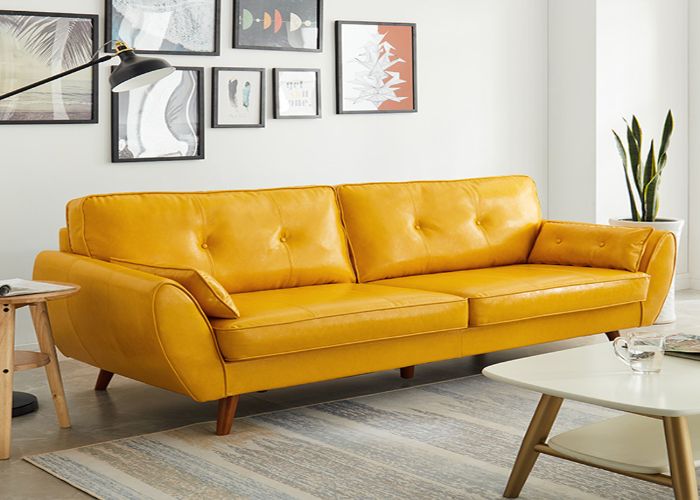 Sofa phong cách Organic màu vàng