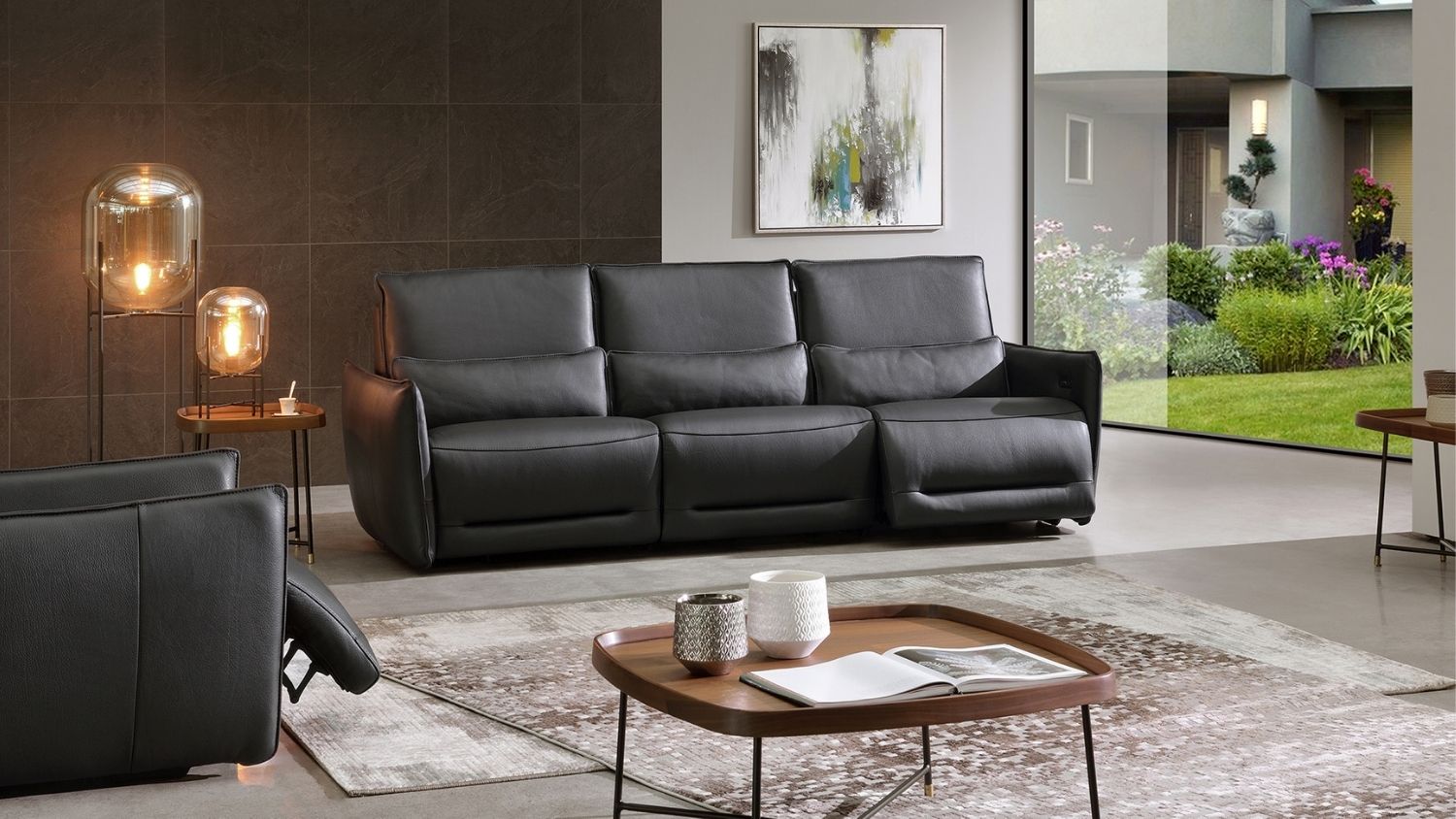 SOFA DA THẬT LEO FE04