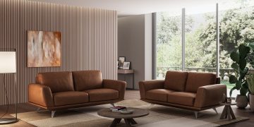 SOFA DA THẬT GEMMA F019