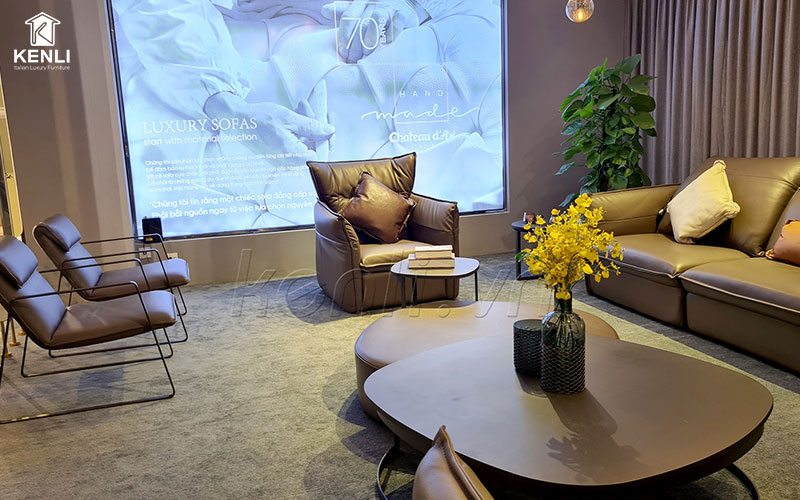 SOFA DA THẬT SOFTY 1739