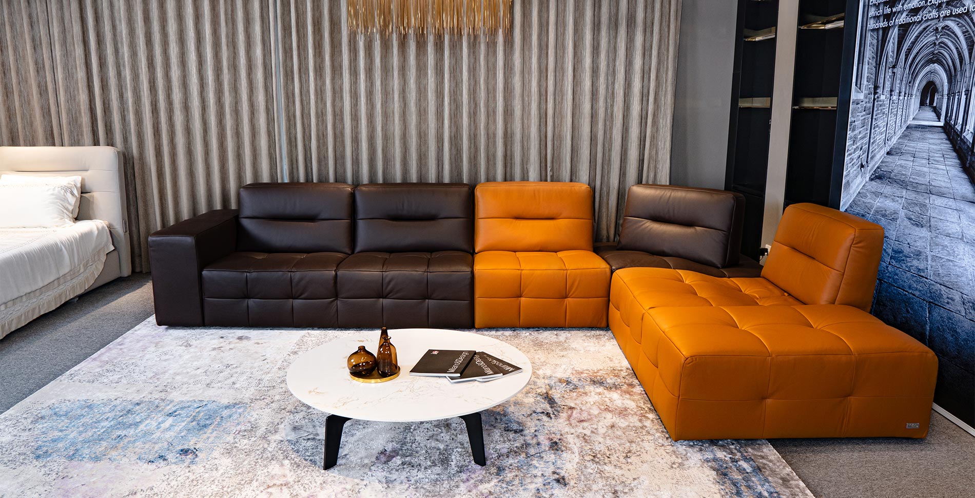 SOFA DA THẬT TIRAMISU – FM33Milano & Design