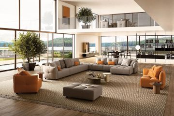 SOFA DA THẬT DUNE 3800