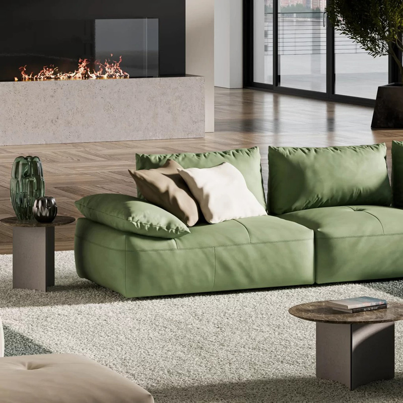 SOFA DA THẬT JARDIN 30522