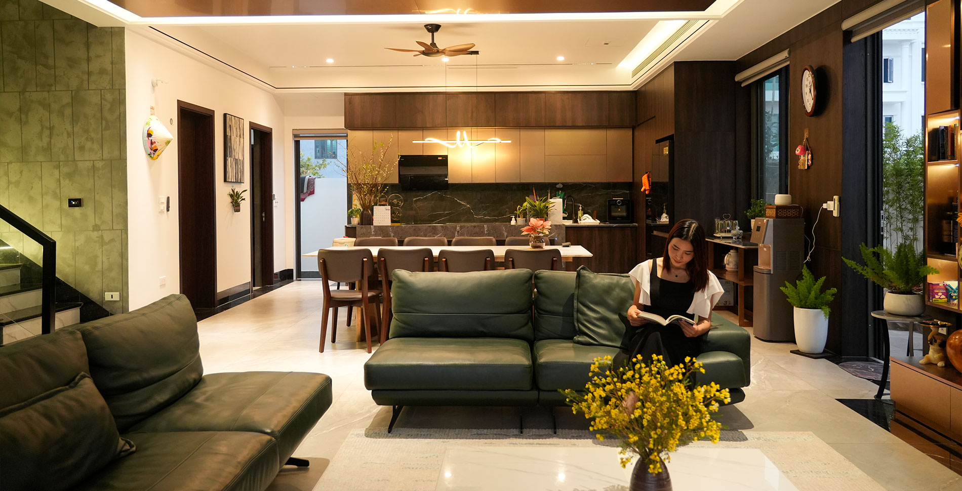 SOFA DA THẬT CLOUD F040