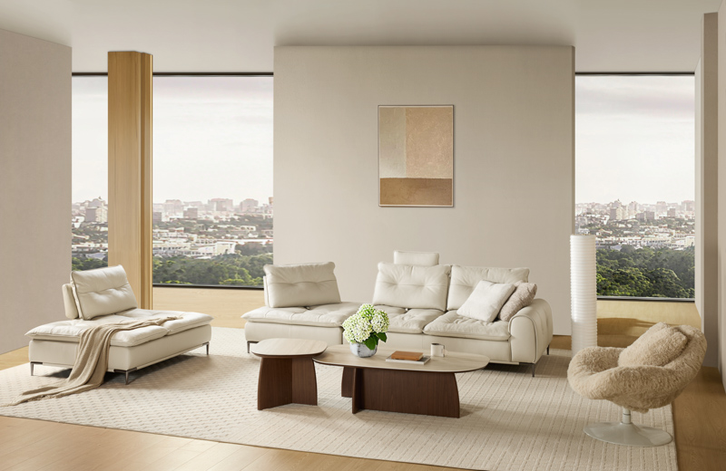 SOFA DA THẬT AFFOGATO FM445