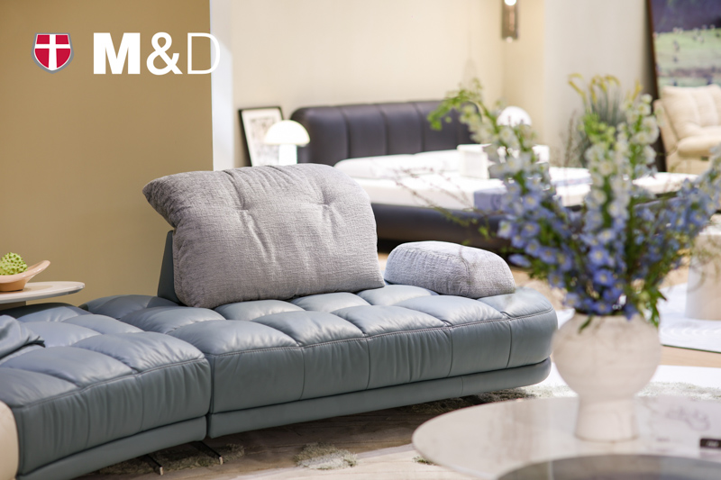 SOFA DA THẬT PLUMNOLL FM487
