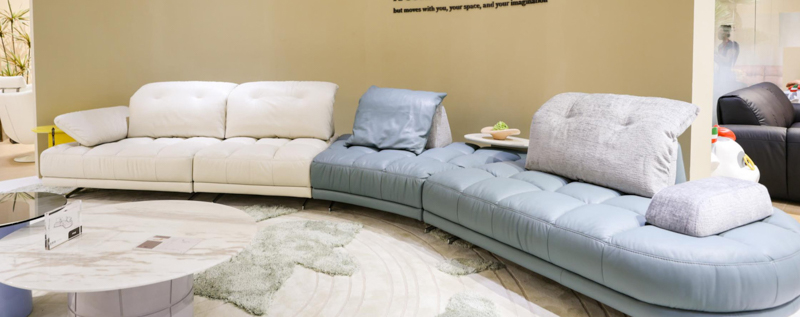 SOFA DA THẬT PLUMNOLL FM482