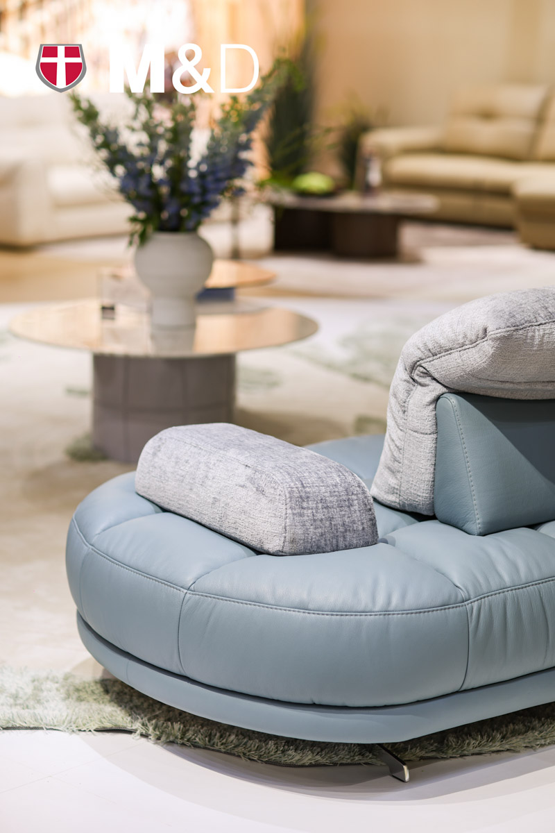 SOFA DA THẬT PLUMNOLL FM488